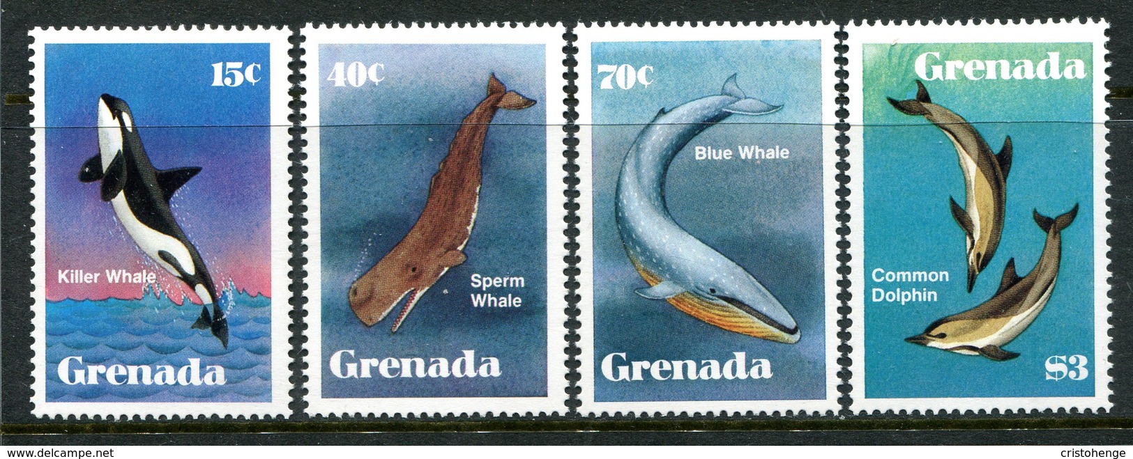 Grenada 1983 Save The Whales Set MNH (SG 1232-1235) - Grenada (1974-...)