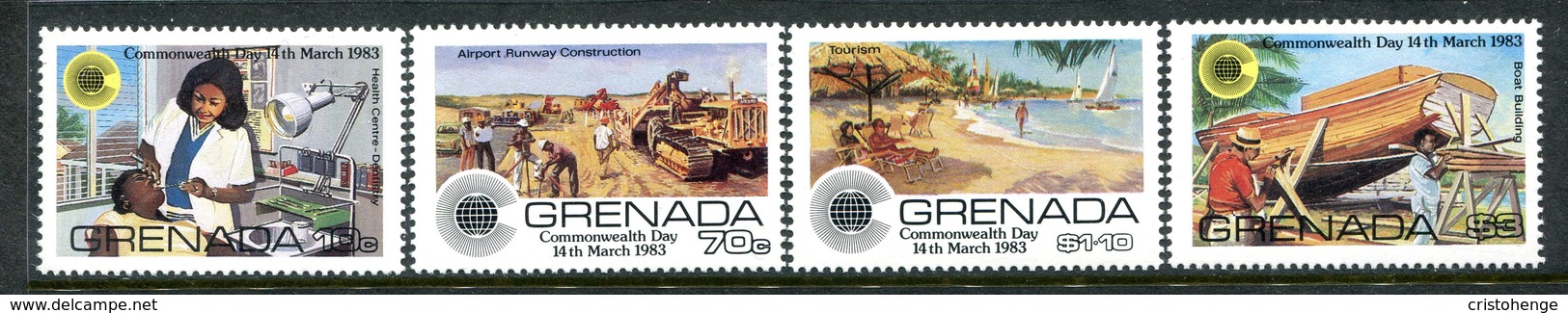 Grenada 1983 Commonwealth Day Set MNH (SG 1242-1245) - Grenada (1974-...)