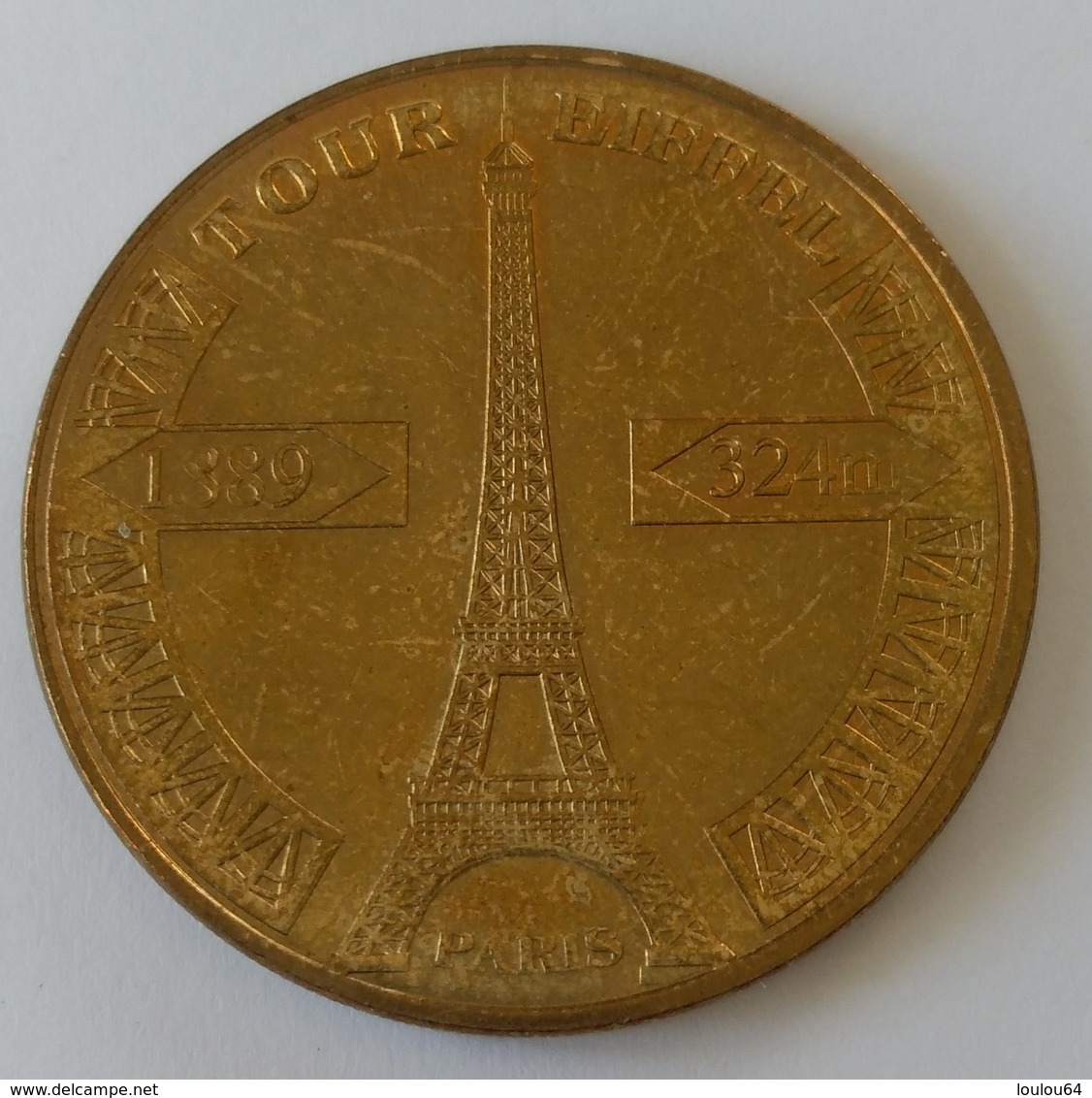 Jeton - Touristique - Monnaie De PARIS -2008 - LA TOUR EIFFEL - PARIS - 1889 - 324 M - - 2008