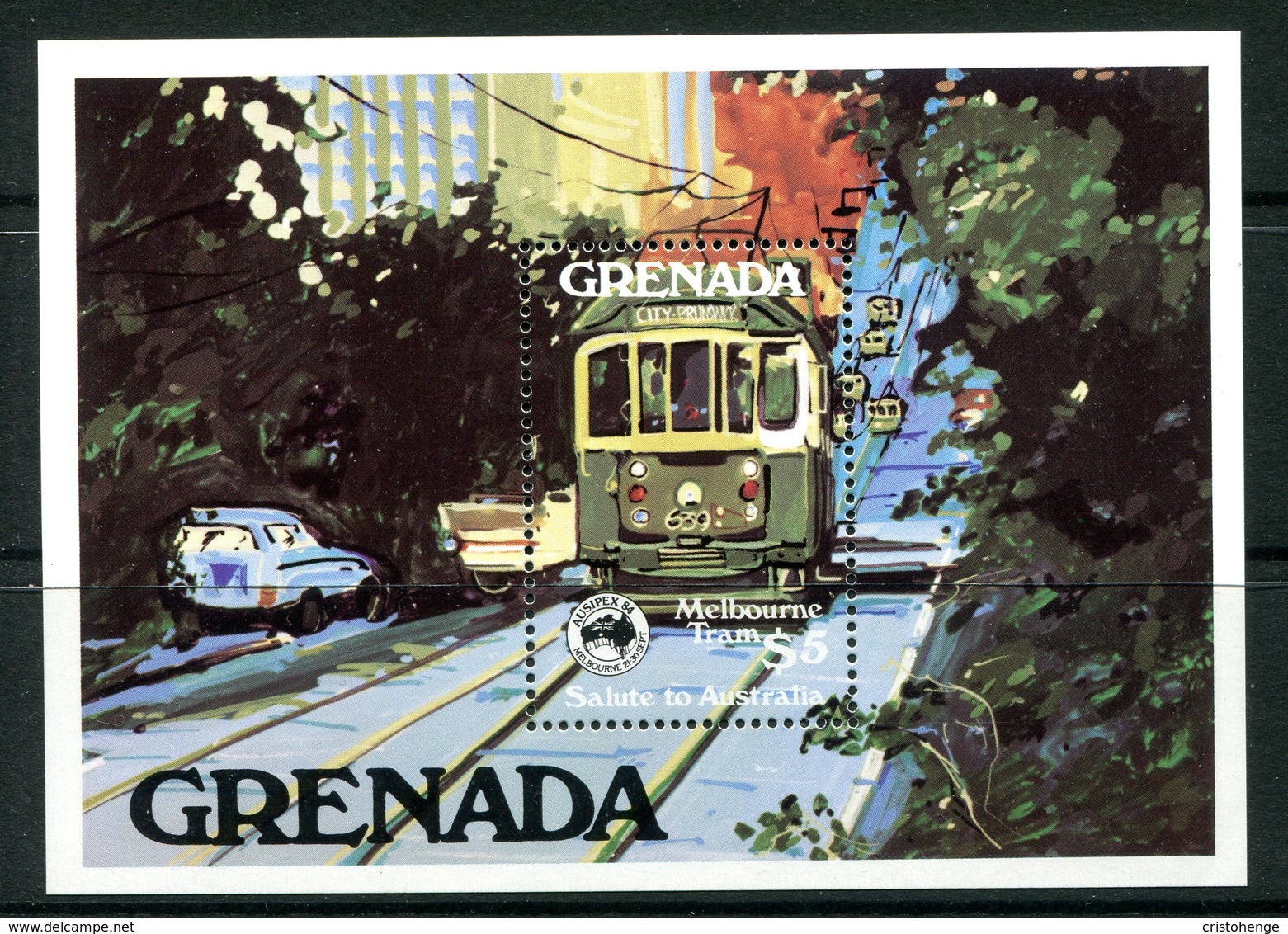 Grenada 1984 Ausipex Stamp Exhibition MS MNH (SG MS1359) - Grenada (1974-...)