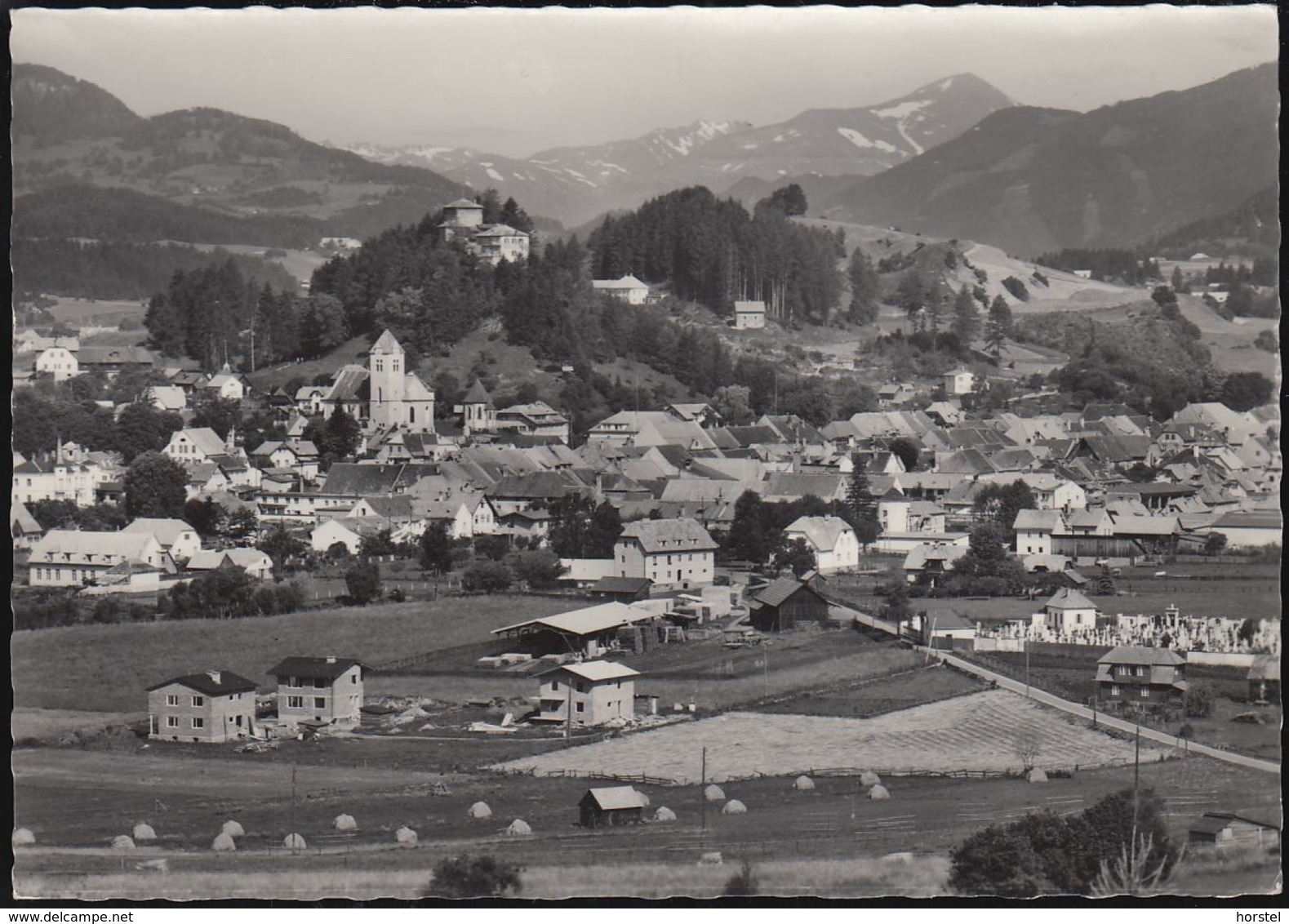 Austria - 8820 Neumarkt - Steiermark - Ortsansicht - Holzfabrik - Friedhof - Neumarkt