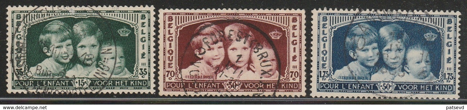 404/406 Enfants Royaux/Koningskinderen Oblit/gestp Centrale - Oblitérés