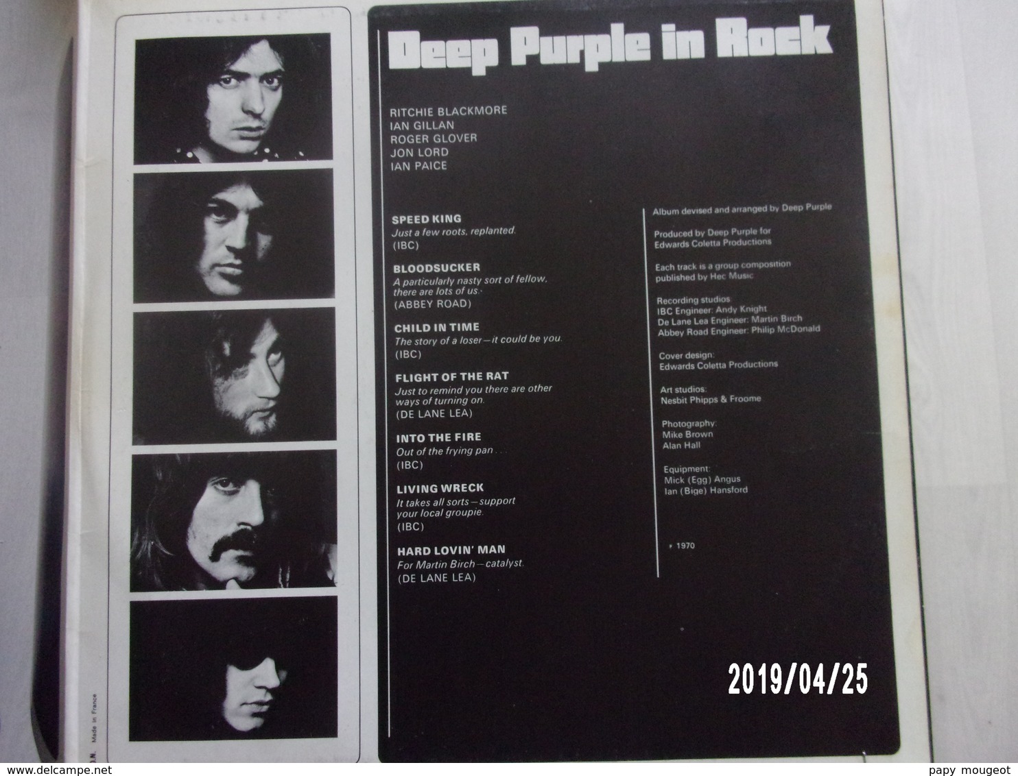 DEEP PURPLE - IN ROCK - 1970 - Hard Rock & Metal