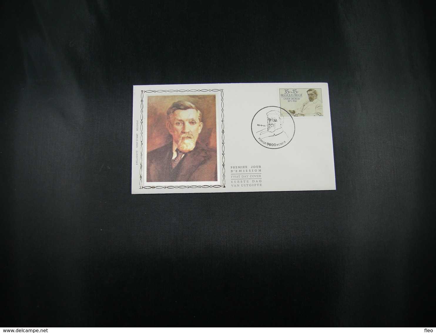 BELG.1981 2009 FDC Zijde/soie (Ronse) : " Dr.Ovide Decroly " - 1981-1990