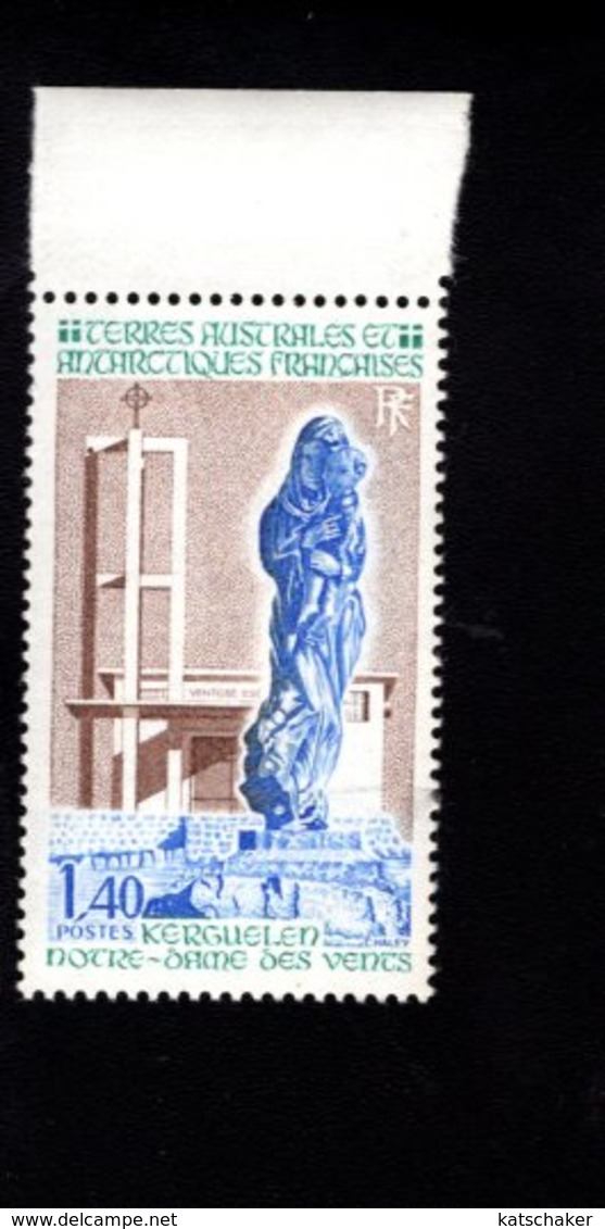 762544514 1988 SCOTT 99 POSTFRIS  MINT NEVER HINGED EINWANDFREI  (XX)  OUR LADY OF THE WINDS STATUE AND CHURCH KERGUELEN - Unused Stamps