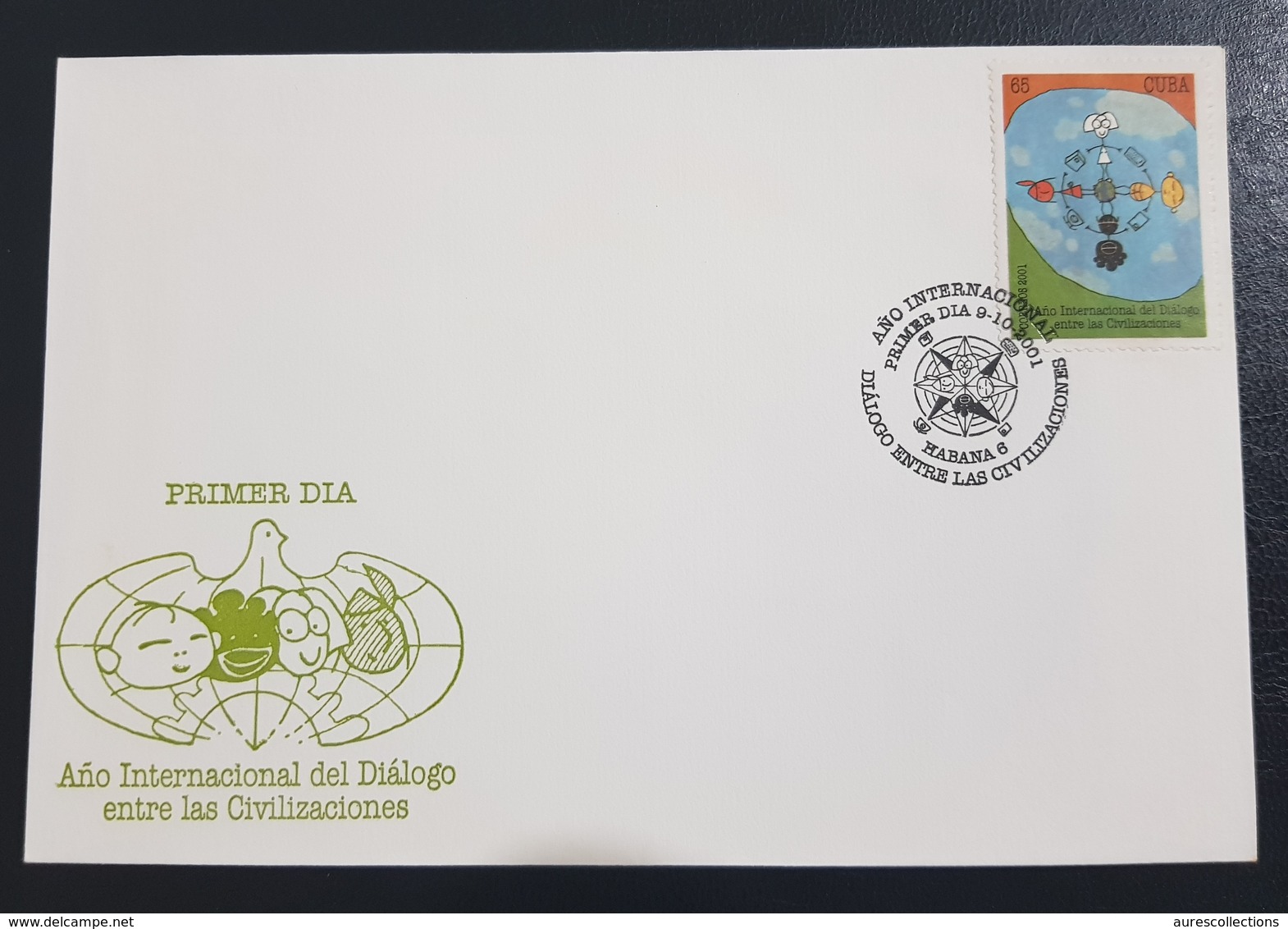 FDC 2001 - JOINT ISSUE - DIALOGUE AMONG CIVILIZATIONS DIALOG CIVILISATIONS - FDC - ULTRA RARE - Gemeinschaftsausgaben