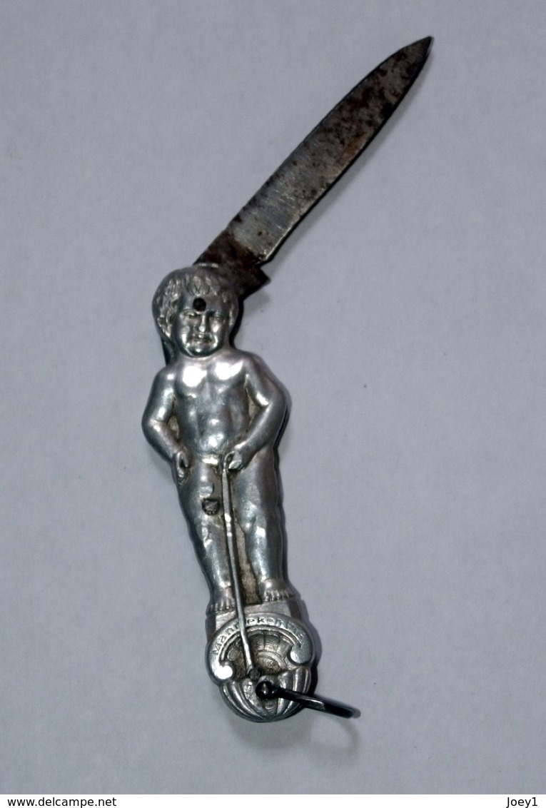 Petit Couteau Manneken Pis Ancien - Coltelli