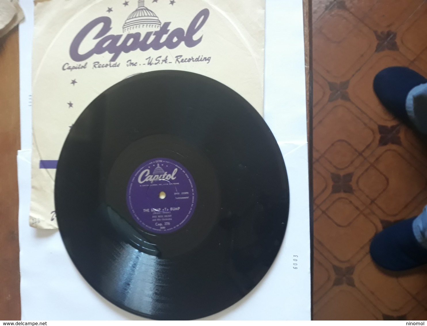 Capitol   -   1953.  Nr. Cap.276.  Pee Wee Hunt - 78 G - Dischi Per Fonografi