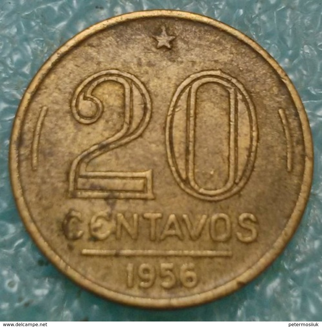 Brazil 20 Centavos, 1956 Ruy Barbosa De Oliveira -4496 - Brésil