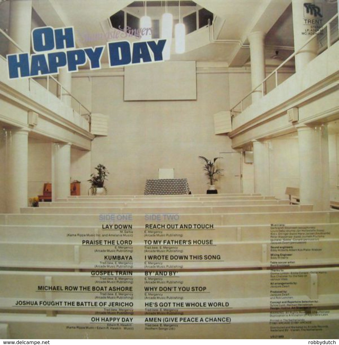 * LP *  Stanvaste Singers - Oh Happy Day (Holland 1981 EX !!!) - Religion & Gospel