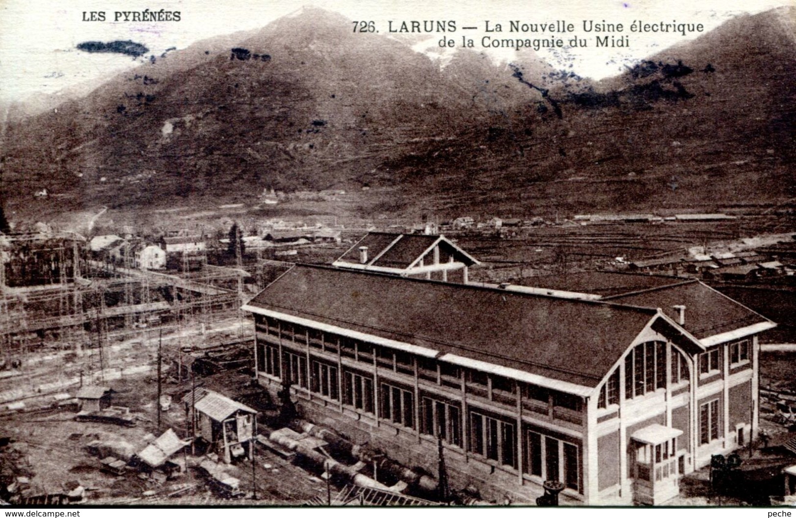 N°72689 -cpa Laruns -la Nouvelle Usine électrique- - Autres & Non Classés