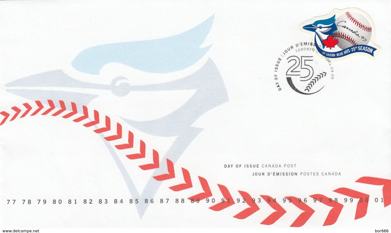 GOOD CANADA FDC 2001 - Hockey / Toronto Blue Jays - 2001-2010