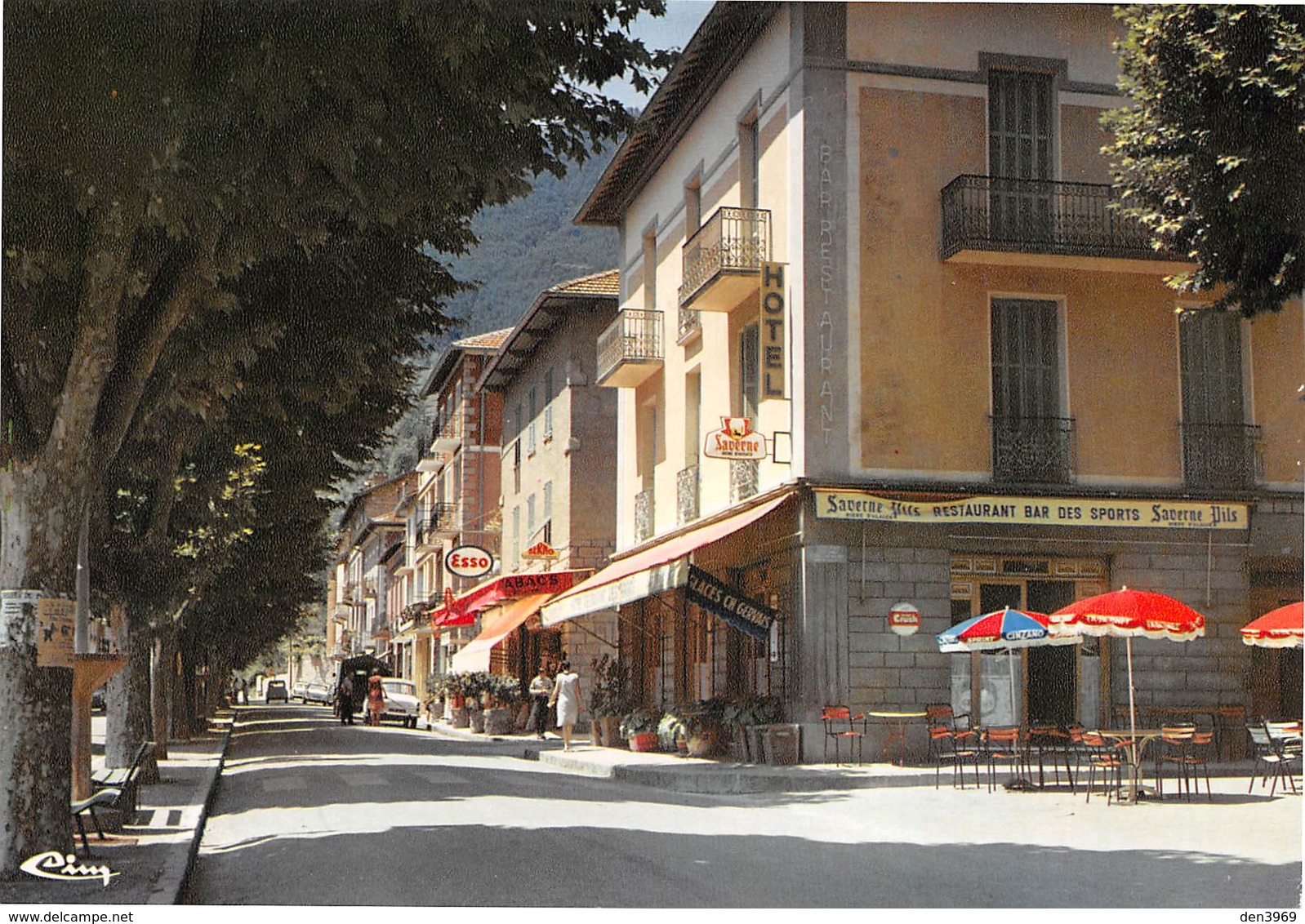 ROQUEBILLIERE - Avenue Corniglion-Molinier - Hôtel-Restaurant-Bar Des Sports - Roquebilliere