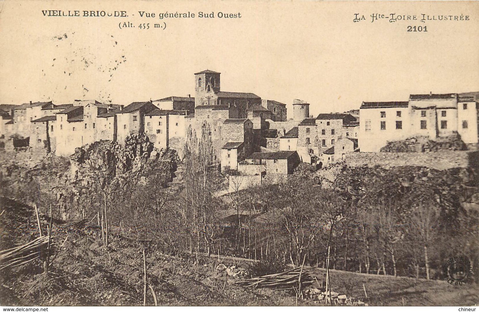 VIEILLE BRIOUDE VUE GENERALE SUD OUEST - Brioude