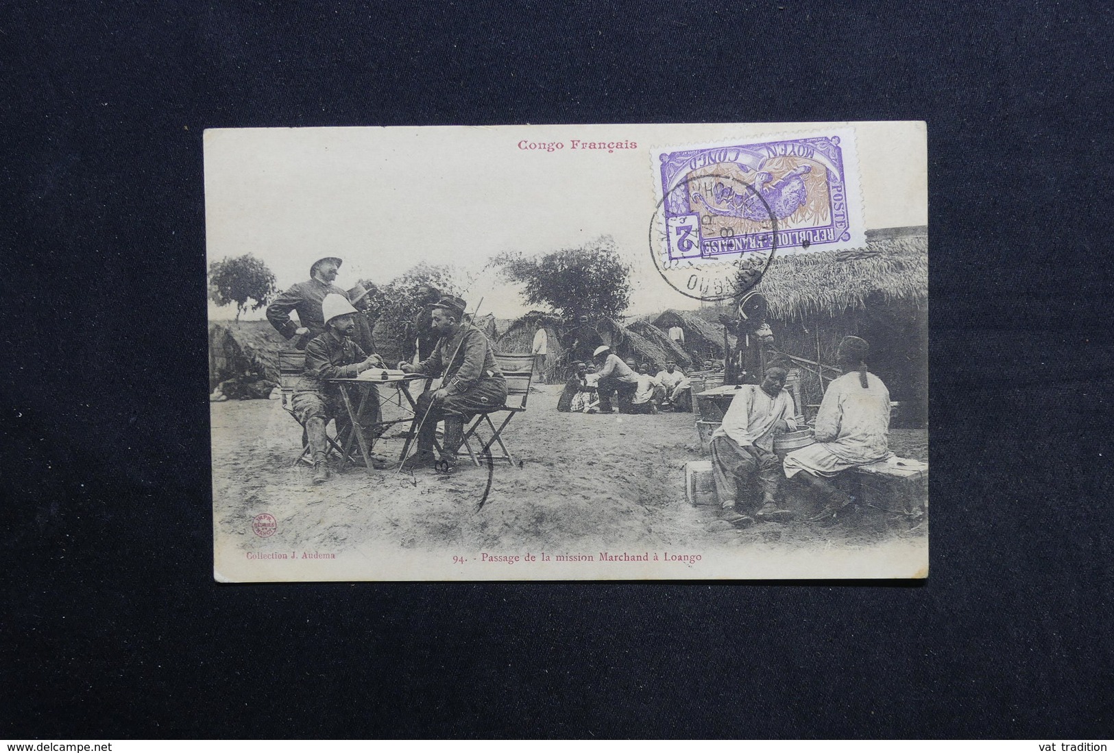 OUBANGUI / CONGO - Carte Rare De Semio Sur Belle Carte (Mission Marchand à Loango) Affr Oubangui De 1918 - L 28878 - Storia Postale
