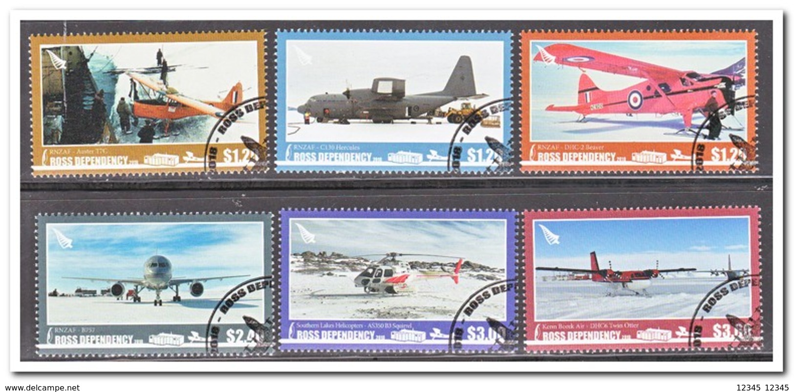 Ross 2018, Postfris MNH, Aeroplane - Gebruikt