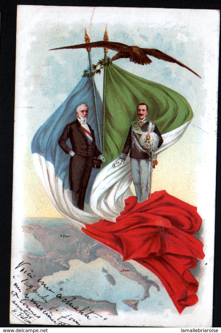 Politique, Illustrateur Satirique, Emile Loubet, Victor Emmanuel II - Satiriques