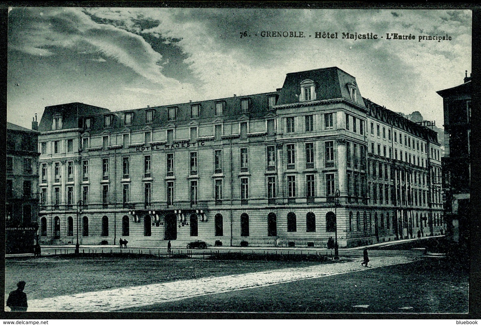 Ref 1291 - Early Postcard - Hotel Majestic Grenoble - France - Rhône-Alpes