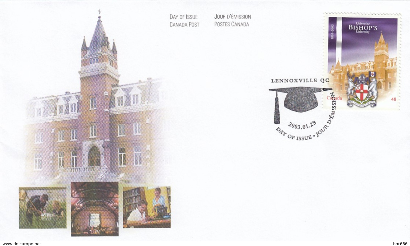 GOOD CANADA FDC 2003 - Bishops University - 2001-2010