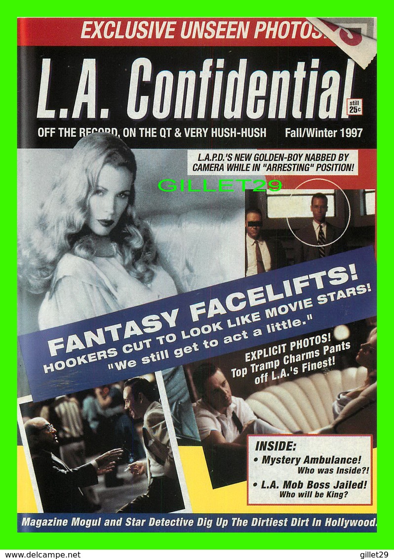 AFFICHES DE CINÉMA -  " L. A. CONFIDENTIAL " GO-CARD - - Posters On Cards