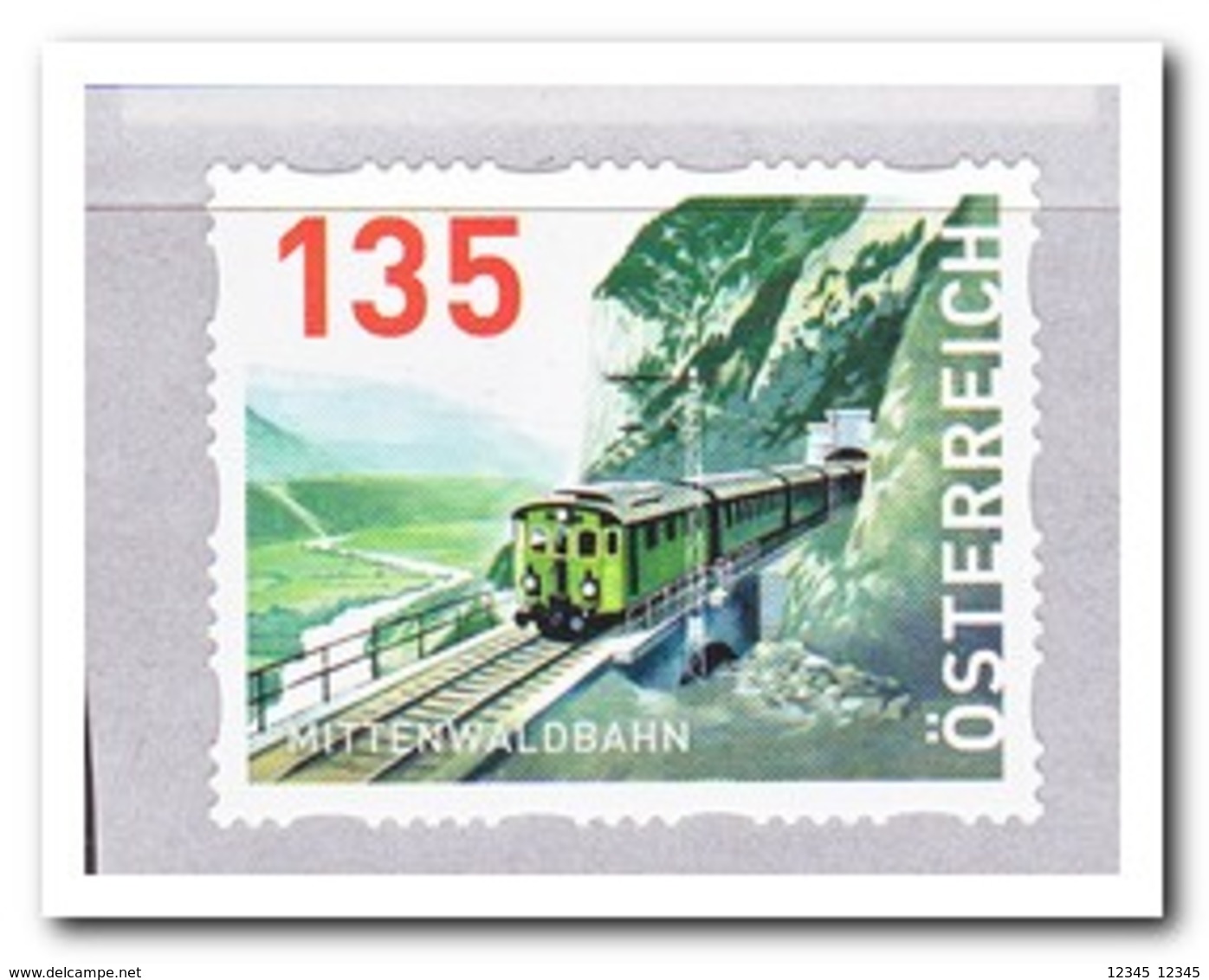 Oostenrijk 2018, Postfris MNH, Trains - Ongebruikt