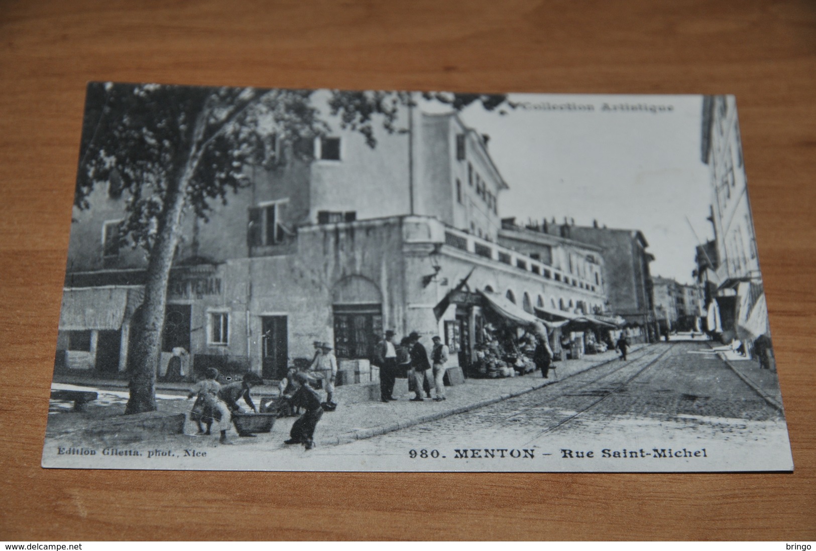 9318-   LA COTE D'AZUR, MENTON, RUE SAINT MICHEL / COLLECTION ARTISTIQUE - Menton