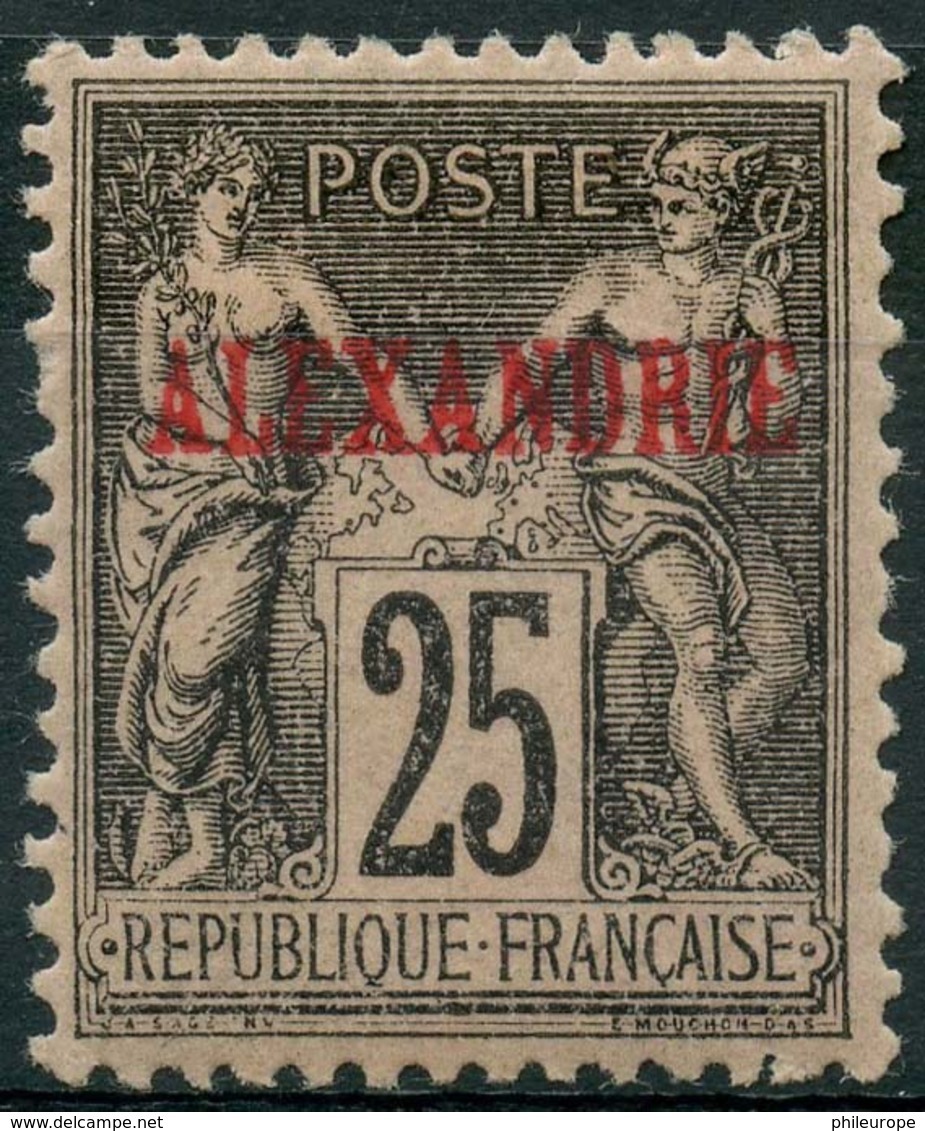 Alexandrie (1899) N 11 * (charniere) - Neufs