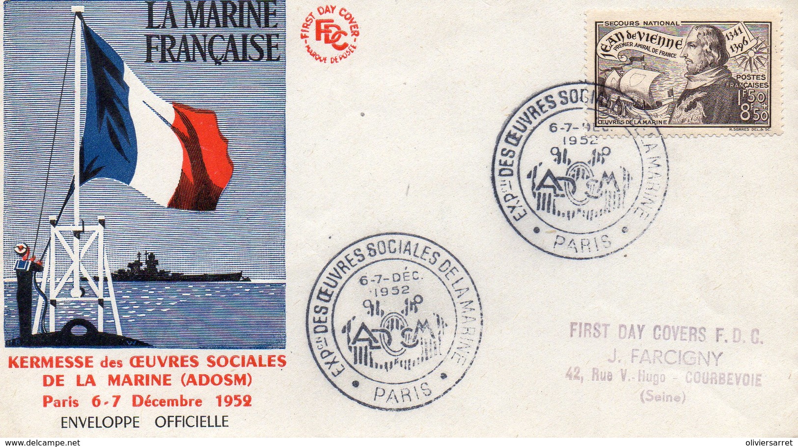 1952 Paris La Marine Française - 1950-1959