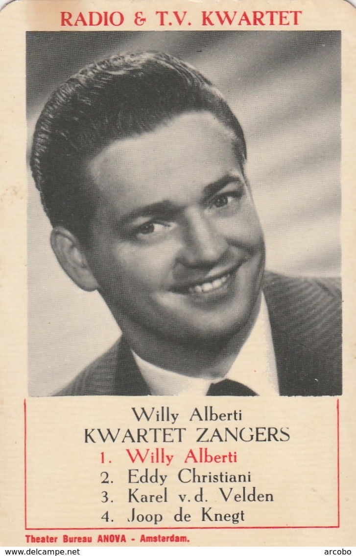 Kaart Uit Radio & TV Kwartet , Willy Alberti - Other & Unclassified