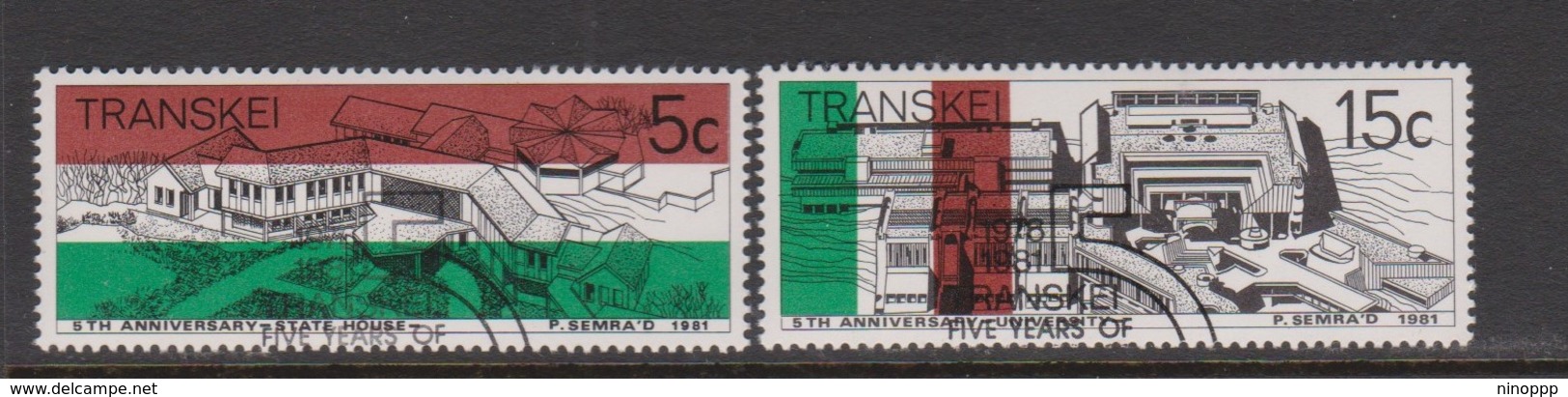 South Africa-Transkei SG 97-98 1981 5th Anniversary Independence, Used - Transkei