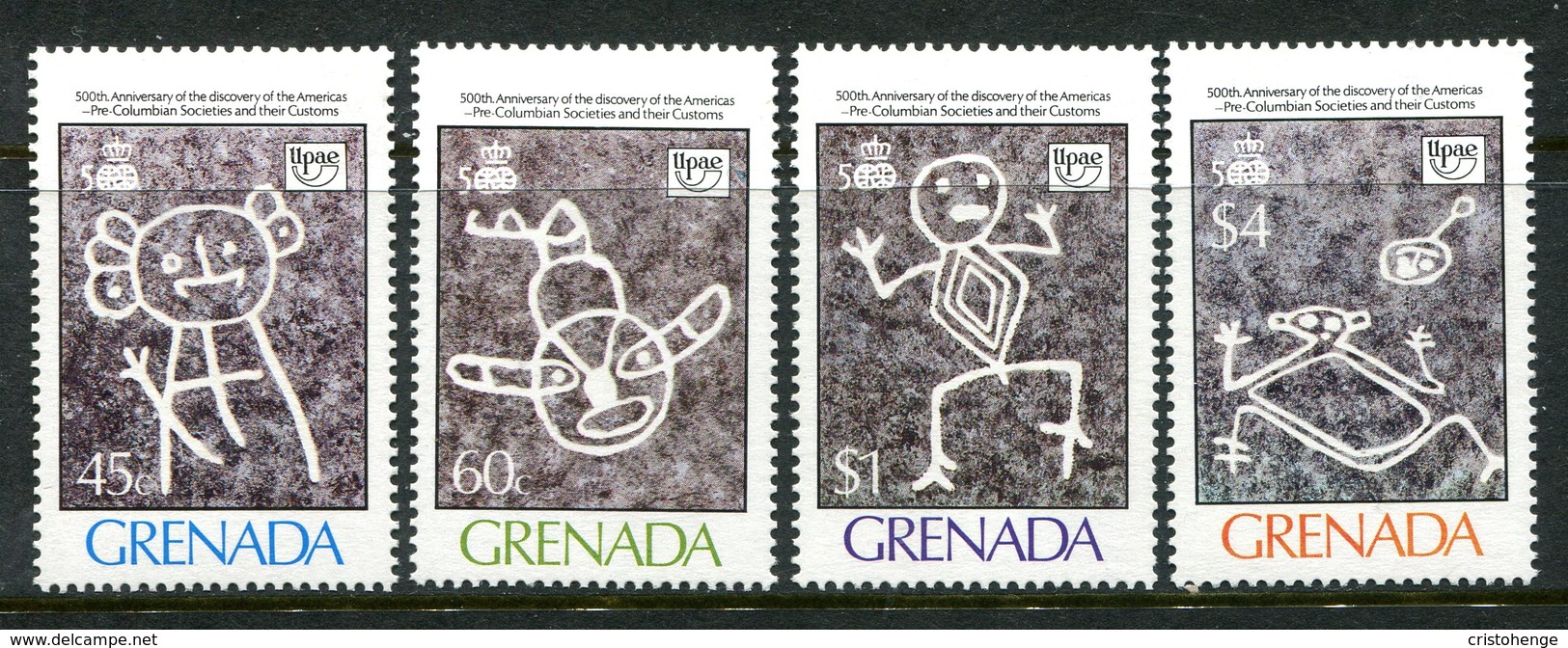 Grenada 1989 500th Anniversary Of Discovery Of America By Columbus - 2nd Issue Set MNH (SG 2051-2054) - Grenada (1974-...)