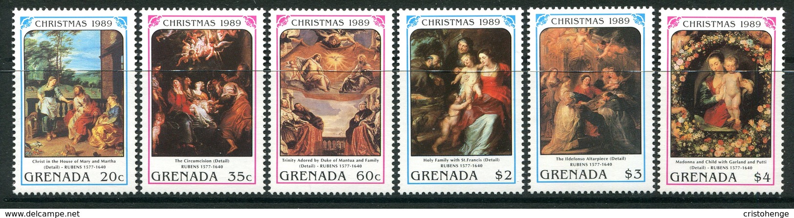 Grenada 1989 Christmas Set MNH (SG 2066-2071) - Grenada (1974-...)