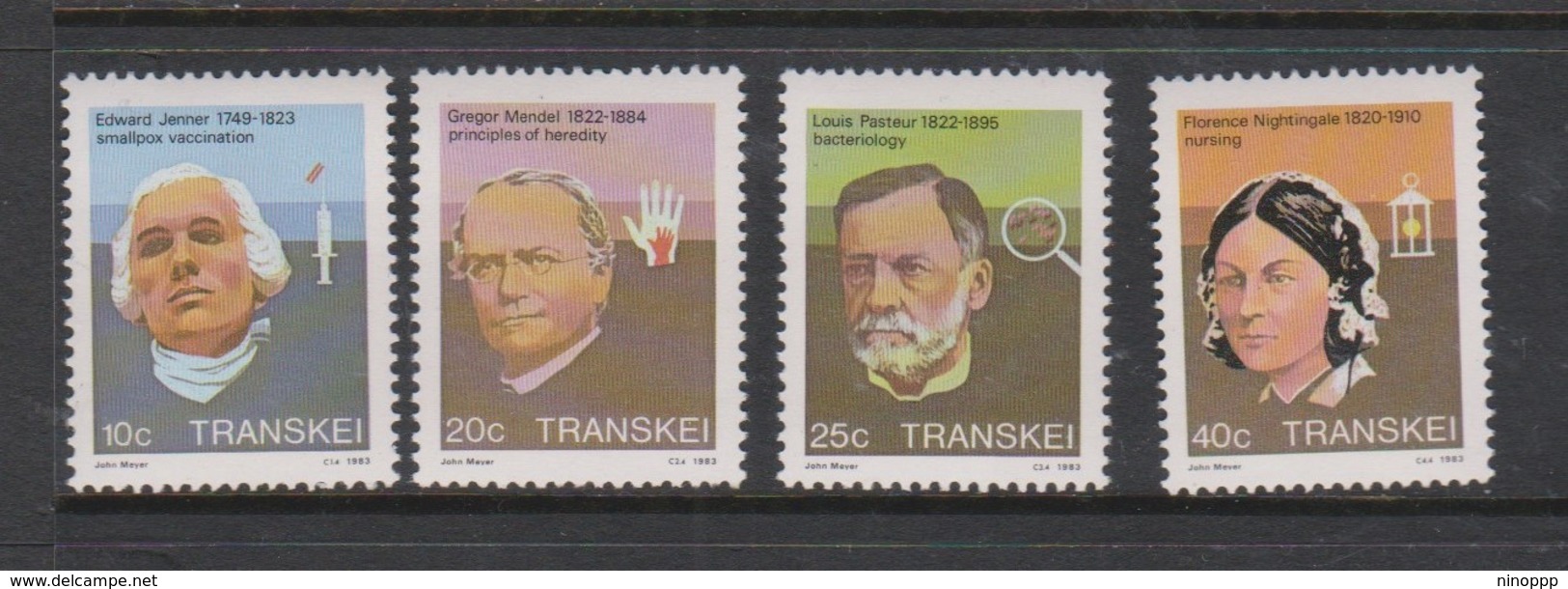 South Africa-Transkei SG 125-128 1983 Celebrities Of Medicine, Mint Never Hinged - Transkei