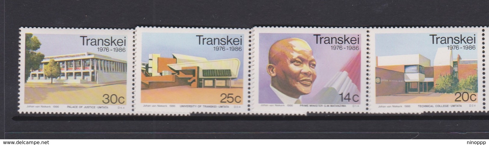 South Africa-Transkei SG 193-196 1986 10th Anniversary Of Independence, Mint Never Hinged - Transkei