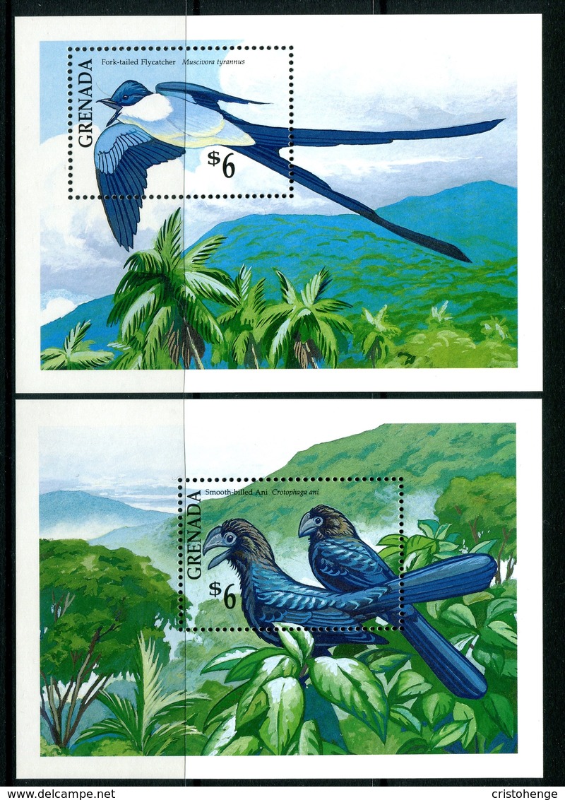 Grenada 1990 Birds MS Set MNH (SG MS2164a+b) - Grenada (1974-...)