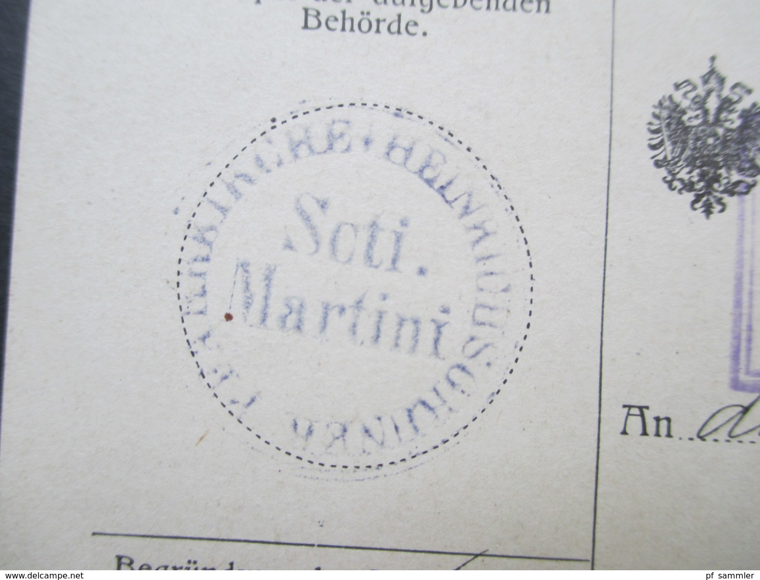 Österreich 1909 PK Der Pfarrkirche Heinrichsgrün Scti. Martini Sudetenland Nach Mittweida Ak Stempel Stadtrat Mittweida - Briefe U. Dokumente