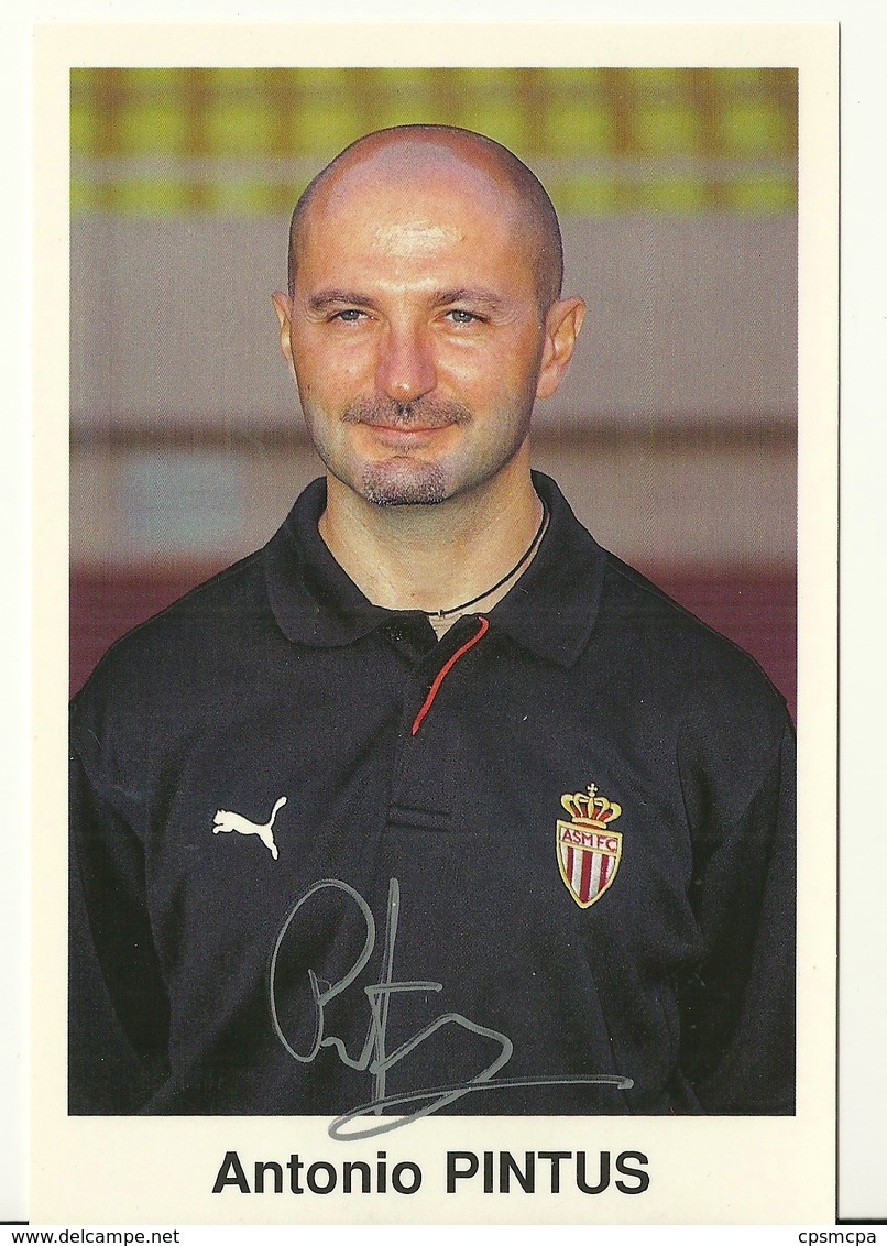 FOOTBALL A.S. MONACO SAISON 2001-2002 / ANTONIO PINTUS - Football