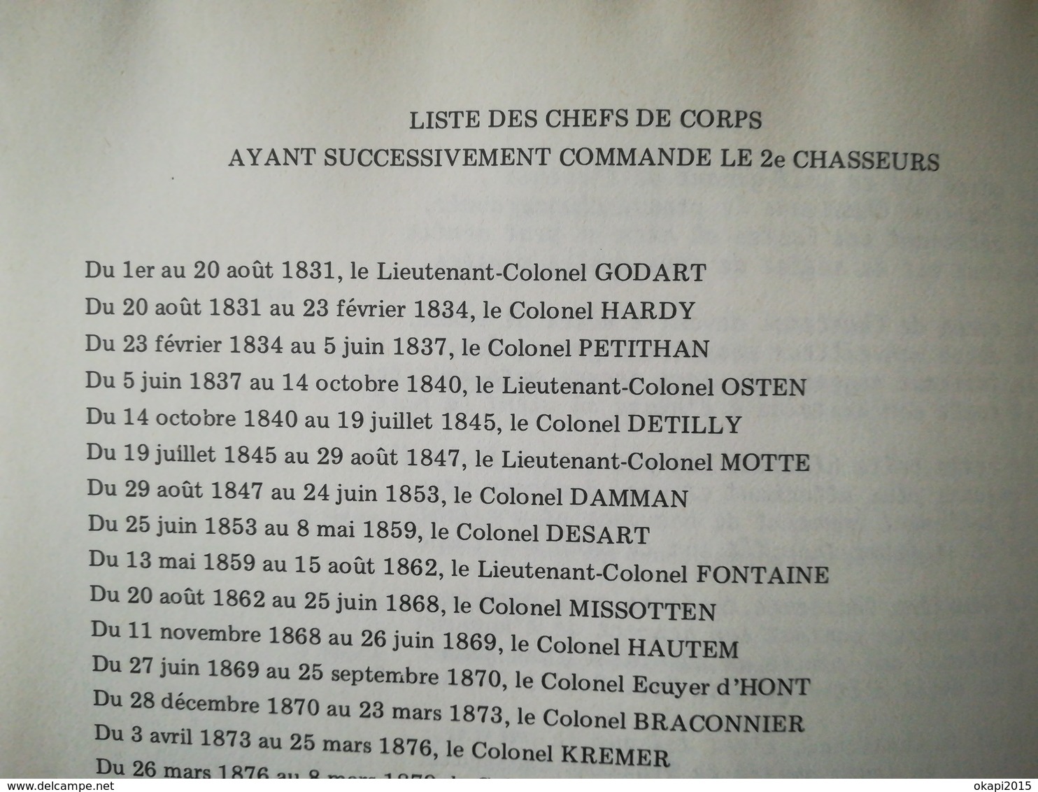 HISTOIRE SUCCINTE DE CHARLEROI ET BREF HISTORIQUE DU 2e RÉGIMENT DE CHASSEURS À PIED LIVRE RÉGIONALISME WALLONIE HAINAUT