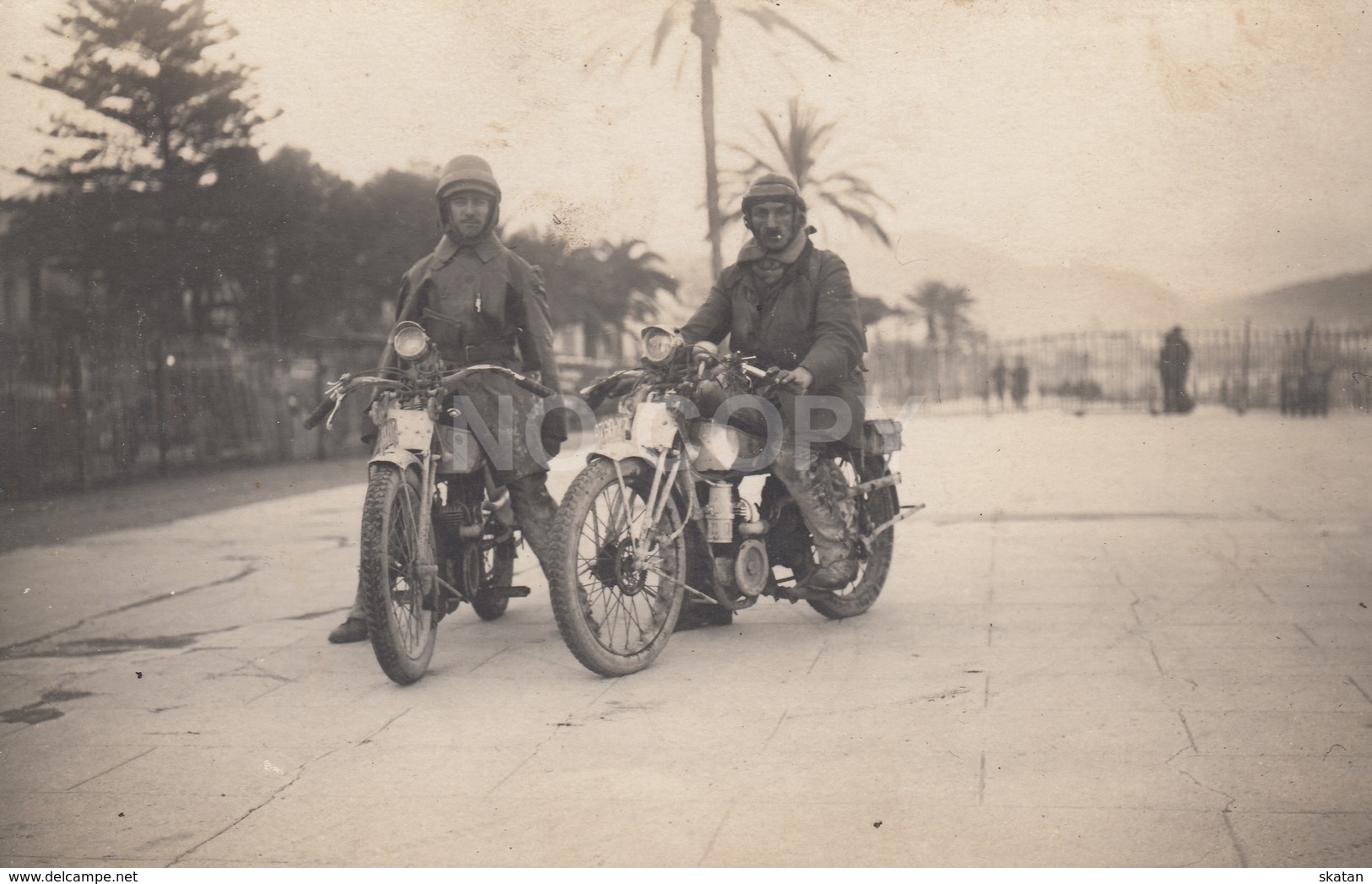 Carte Photo Ancienne Moto - Moto