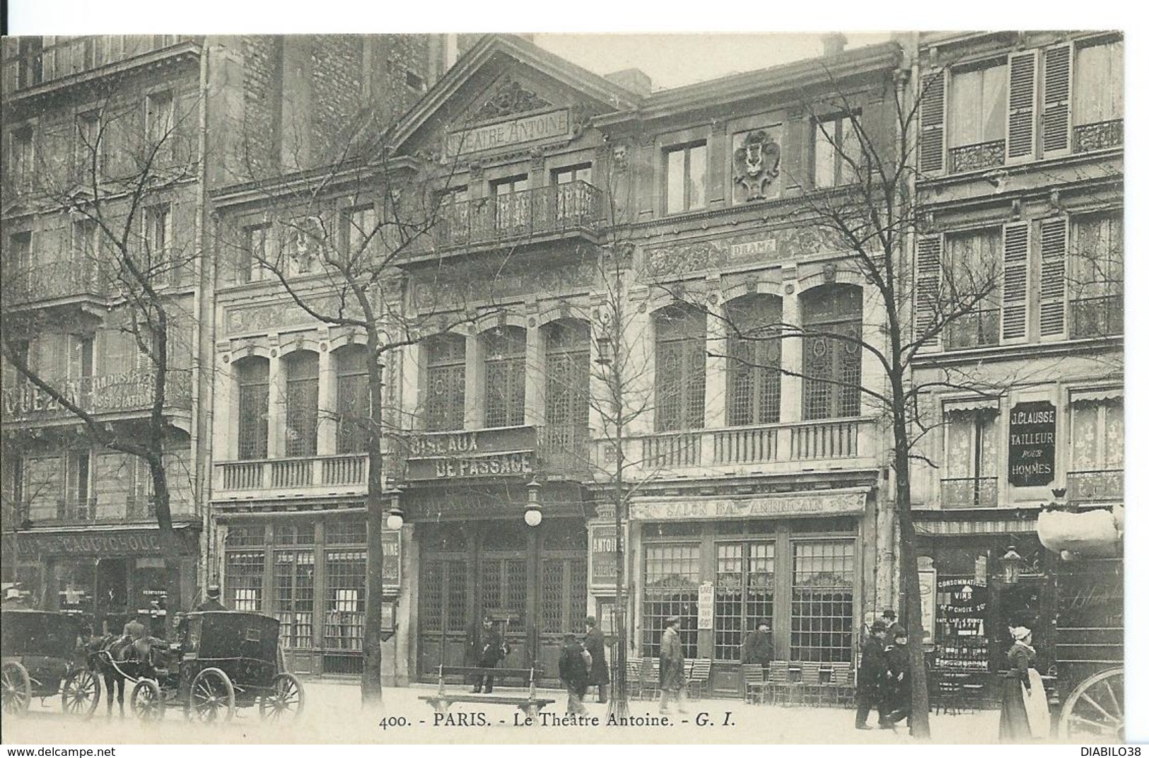 ///   PARIS     ( 75 )  THÉÂTRE ANTOINE - Autres Monuments, édifices