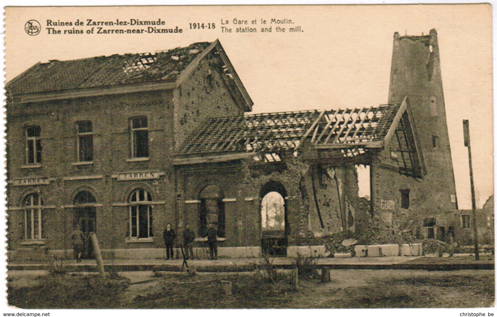 Ruines De Zarren Lez Dixmude, La Gare Et Le Moulin (pk59359) - Diksmuide