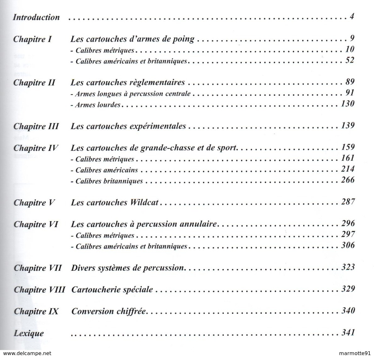 PANORAMA DES MUNITIONS CARTOUCHE COLLECTION PAR B. MEYER - Français