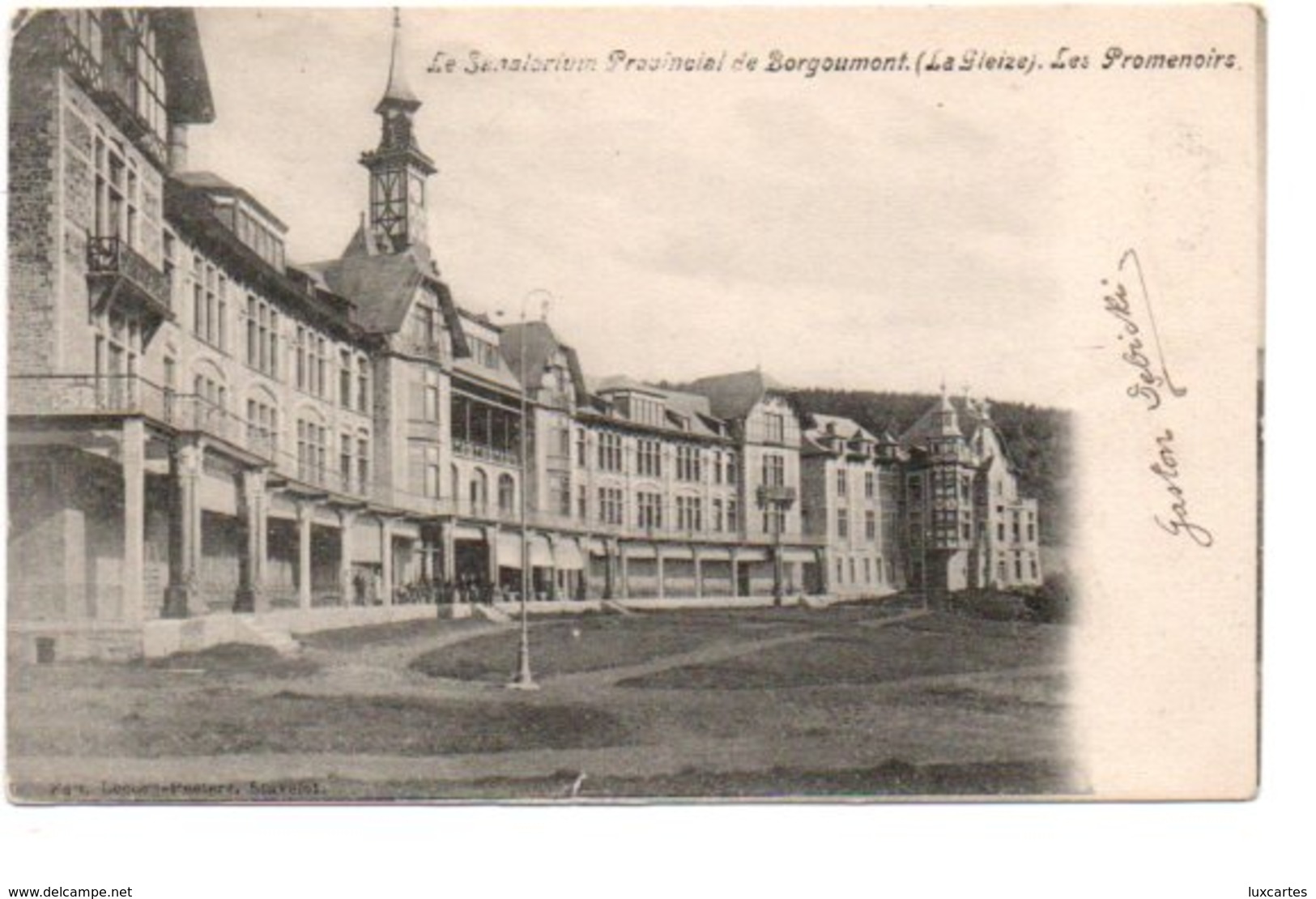 LE SANATORIUM PROVINCIAL DE BORGOUMONT ( LA GLEIZE). LES PROMENOIRS. - Stoumont