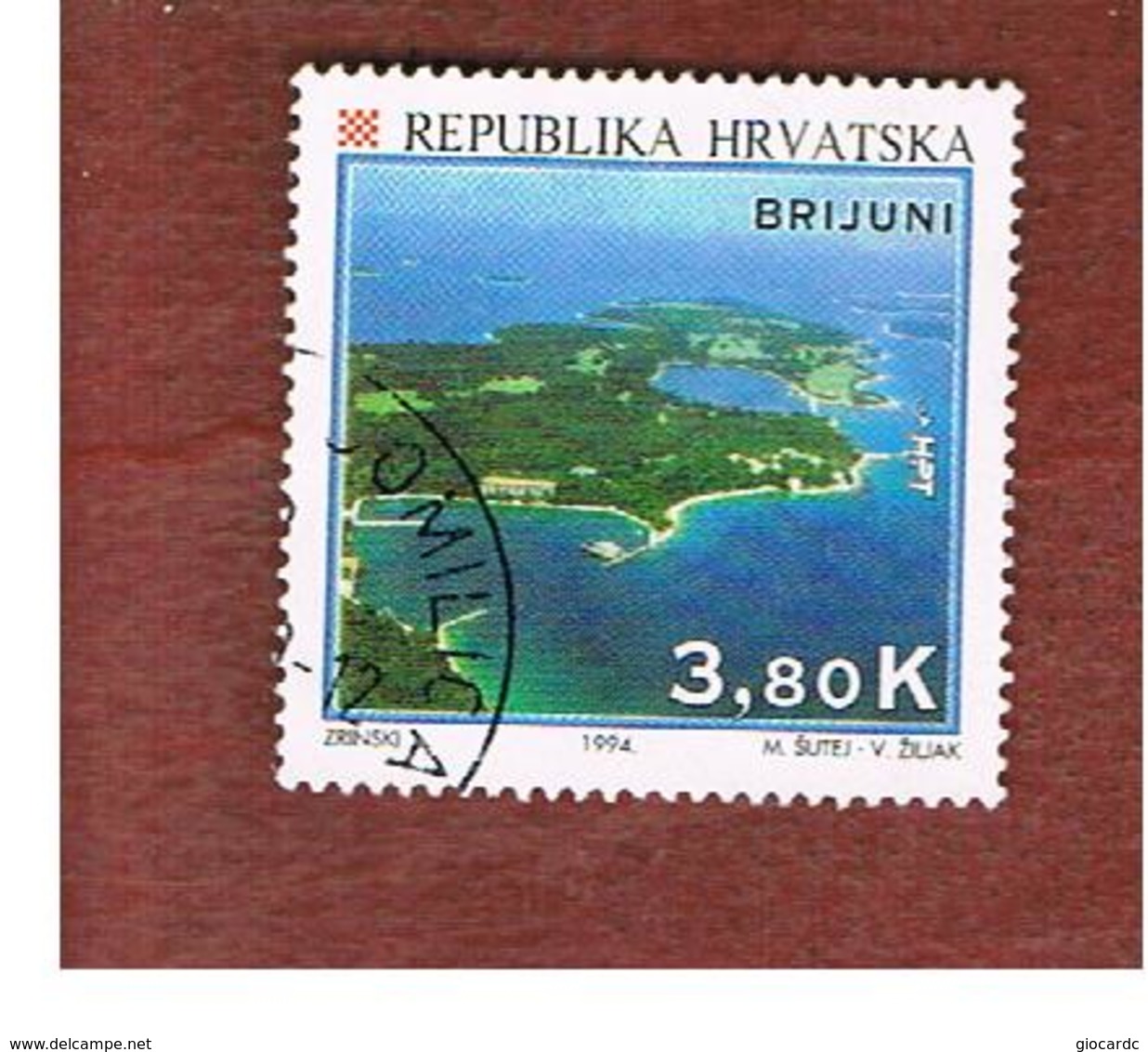 CROAZIA (CROATIA)  - SG 285  -  1994  TOURISM: BRIJUNI ISLANDS   -   USED - Croazia