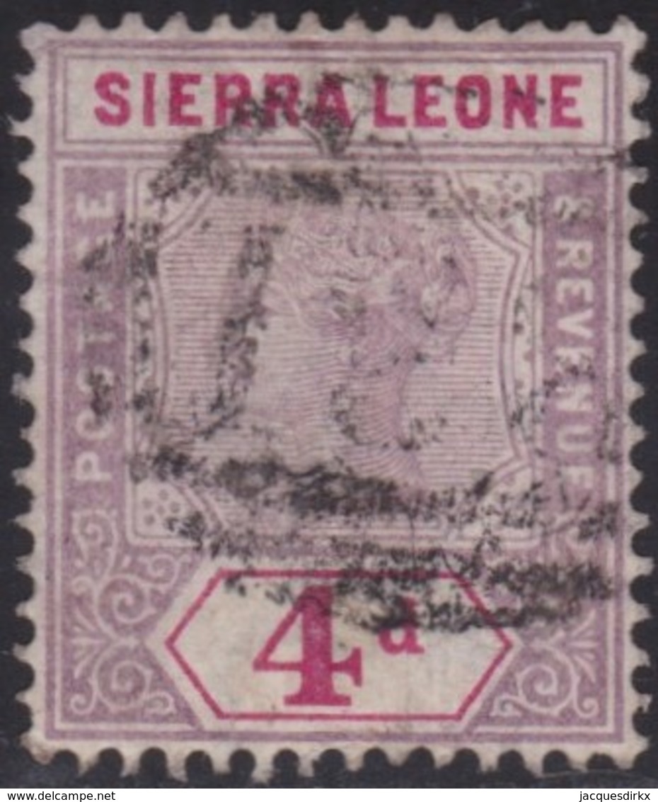 Sierra Leone   .   SG  .     47      .      O   .   Cancelled      .   /   .    Gebruikt - Sierra Leone (...-1960)