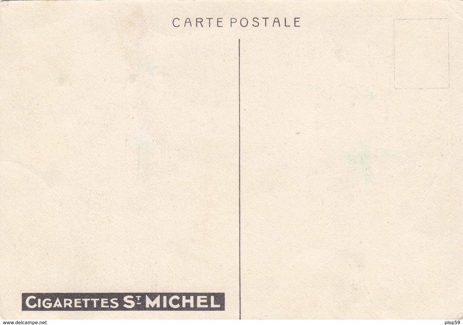 CARTE PUB PUBLICITE CIGARETTES SAINT ST MICHEL ADVERTISING CARD ILLUSTRATEUR GERMAINE HAGEMANS HIBOUX 2 QUI FUME - Publicité