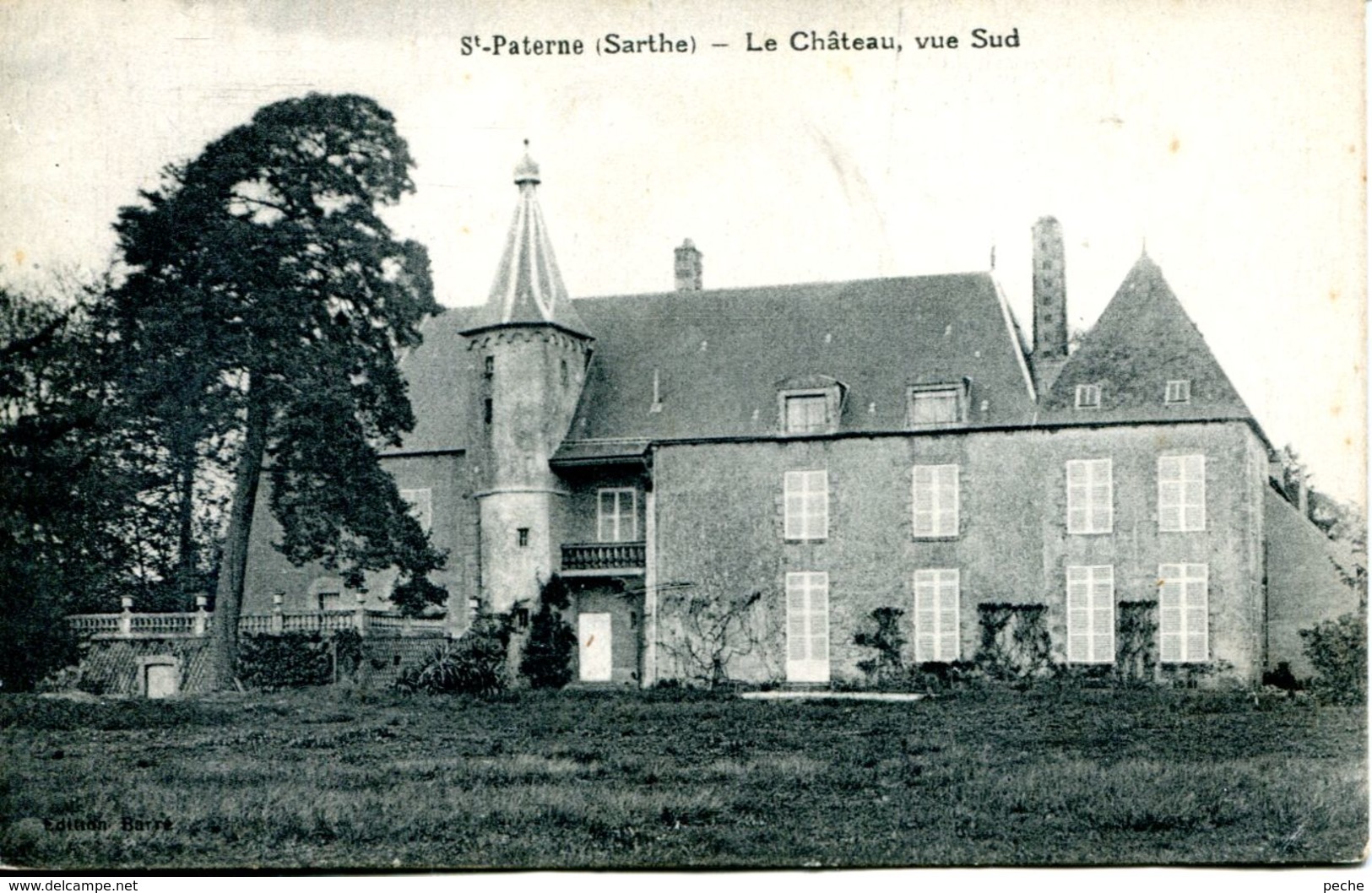 N°72718 -cpa St Paterne -le Château, Vue Sud- - Saint Paterne