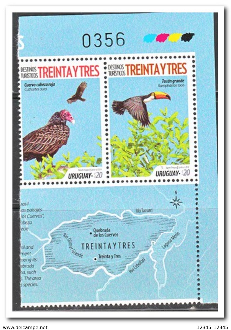 Uruguay 2018, Postfris MNH, Birds - Uruguay