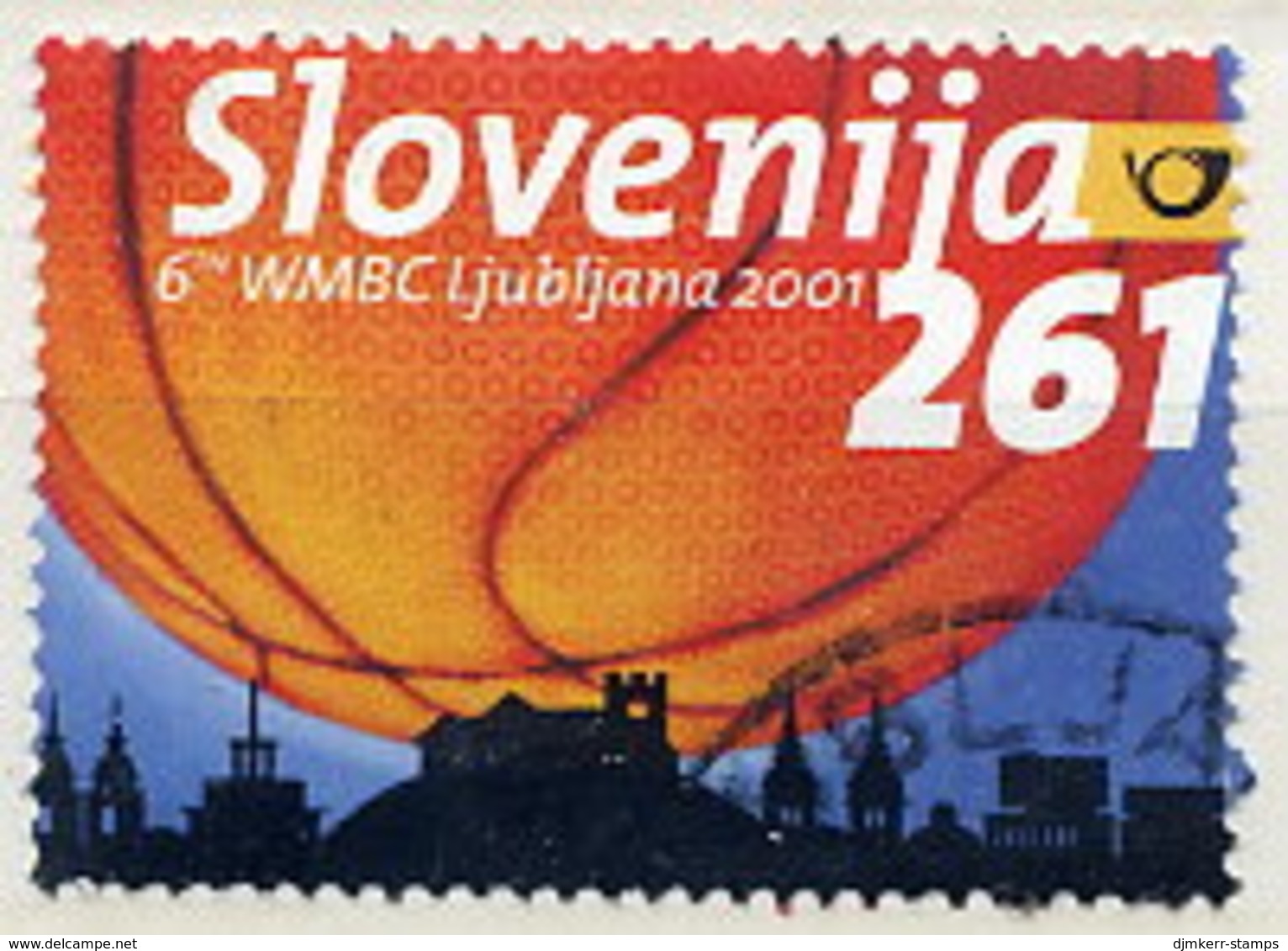 SLOVENIA 2001 Basketball World Championship  Used  Michel 358 - Slovenia