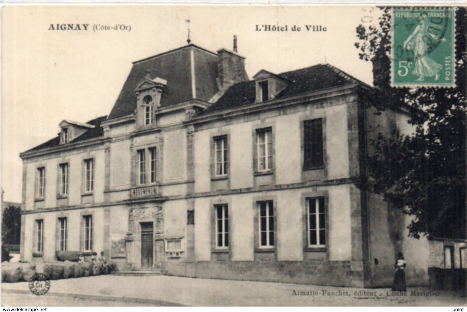 AIGNAY - L' Hotel De Ville  (113512) - Aignay Le Duc